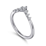 14K White Gold Wedding Band AN15557W44JJ