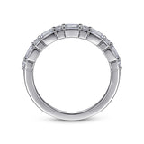 14K White Gold Wedding Band AN15570W44JJ