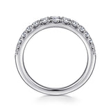 14K White Gold Wedding Band AN15584W44JJ