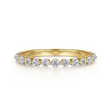 14K White Gold Wedding Band AN15747Y44JJ