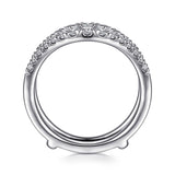 14K White Gold Wedding Band AN15823M-W44JJ