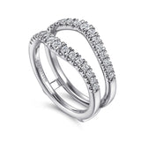 14K White Gold Wedding Band AN15823M-W44JJ