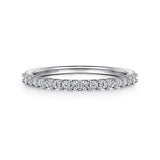 14K White Gold Wedding Band AN7602W44JJ