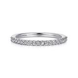 14K White Gold Wedding Band AN7610W44JJ