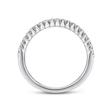 14K White Gold Wedding Band AN7610W44JJ