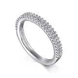 14K White Gold Wedding Band AN7748W44JJ