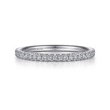 14K White Gold Wedding Band AN7856W44JJ