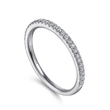 14K White Gold Wedding Band AN7856W44JJ