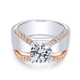 Engagement Ring"Center Diamond Not Included"