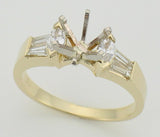 Engagement Ring"Center Diamond Not Included"