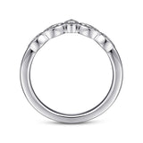 14K White Gold Wedding Band AN15566W44JJ