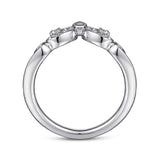 14K White Gold Wedding Band AN15567W44JJ