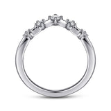 14K White Gold Wedding Band AN15569W44JJ