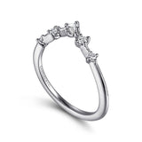 14K White Gold Wedding Band AN15569W44JJ