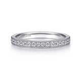 14K White Gold Wedding Band AN7643W44JJ