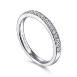 14K White Gold Wedding Band AN7643W44JJ