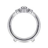 14K White Gold Wedding Band AN14747S-W44JJ