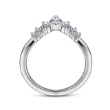 14K White Gold Wedding Band AN15303W44JJ