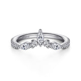 14K White Gold Wedding Band AN15563W44JJ