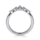 14K White Gold Wedding Band AN15563W44JJ