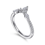 14K White Gold Wedding Band AN15563W44JJ