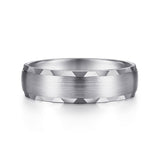 14K White Gold Wedding Band MBM0105-60W4JJJ