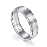 14K White Gold Wedding Band MBM0105-60W4JJJ