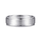 14K White Gold Wedding Band MBM0109-60W4JJJ