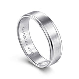 14K White Gold Wedding Band MBM0109-60W4JJJ