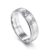 14K White Gold Wedding Band MBM0112-60W4JJJ