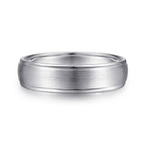 14K White Gold Wedding Band MBM0115-60W4JJJ