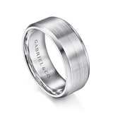 14K White Gold Wedding Band MBM0124-80W4JJJ