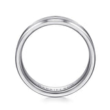 14K White Gold Wedding Band MBM0127-60W4JJJ