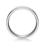 14K White Gold Wedding Band MBM0128-60W4JJJ