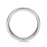 14K White Gold Wedding Band MBM0132-60W4JJJ
