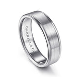 14K White Gold Wedding Band MBM0132-60W4JJJ
