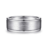 14K White Gold Wedding Band MBM0141-80W4JJJ