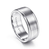 14K White Gold Wedding Band MBM0141-80W4JJJ