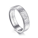 14K White Gold Wedding Band MBM0157-60W4JJJ