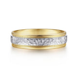 14K Yellow Gold, 14K White Gold Wedding Band MBM0176-60M4JJJ