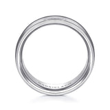 14K White Gold Wedding Band MBH0133-70W4JJJ