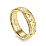 14K White Gold Wedding Band MBH0166-70Y4JJJ