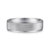 14K White Gold Wedding Band MBL0102-60W4JJJ
