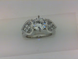 Engagement Ring"Center Diamond Not Included"