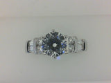 Engagement Ring"Center Diamond Not Included"
