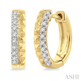 Diamond Hoop Earrings