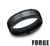 Precious Metal (No Stones) Wedding Bands  -  Men'