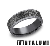 Precious Metal (No Stones) Wedding Bands  -  Men'