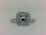 Engagement Ring"Center Diamond Not Included"