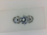 Engagement Ring"Center Diamond Not Included"